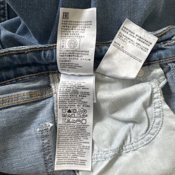 Levi's Women's Jeans Sz 26 721 High Rise Skinny Ankle Stretch Heart embroidery - Picture 11 of 12